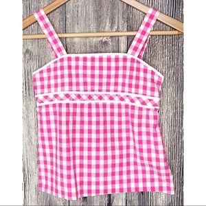 Lilly Pulitzer Girl’s Check Sleeveless Tank Top